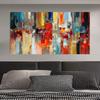 Abstract Colorful Paint Textured Oil Painting On Canvas Wall Art Posters Modern Home Decor Wall Pictures For Living Room Mural,