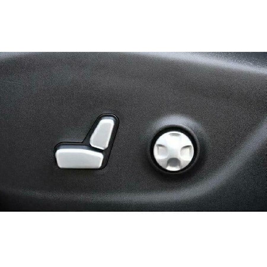 For Jeep Compass 2017-2021 Matte Silver Power Seat Control Button Cover Trim 6pc