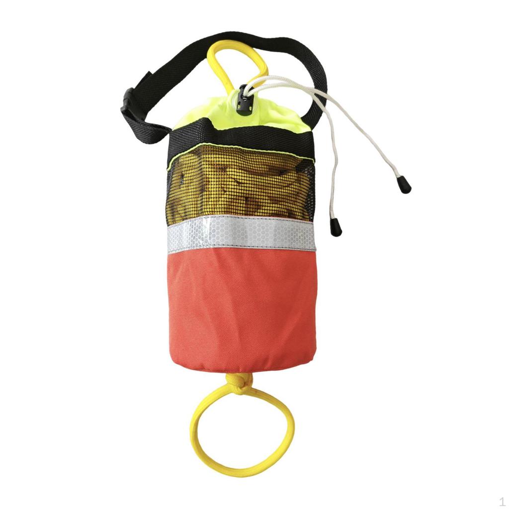 Floating Throw Bag for Life Rope, Accessory Made of Polypropylene And Oxford Cloth Covering.