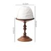 Rustic Solid Wood Candlestick Holder Vintage Table Candle Stand for Bedroom Living Room Wedding Decor