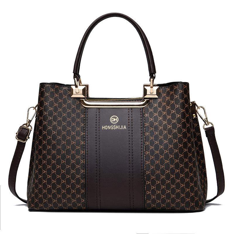 Damenhandtasche Europäische und amerikanische Retro-Handtasche Atmosphärischer Trend-Umhängetasche Vielseitige Umhängetasche