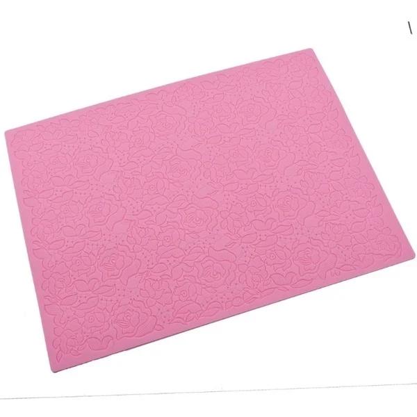 Rose Silicone Mold Lace Mat Fondant Mould Cake Decorating Tool Chocolate, Gumpastes Mold, Sugarcraft Kitchen Accessories