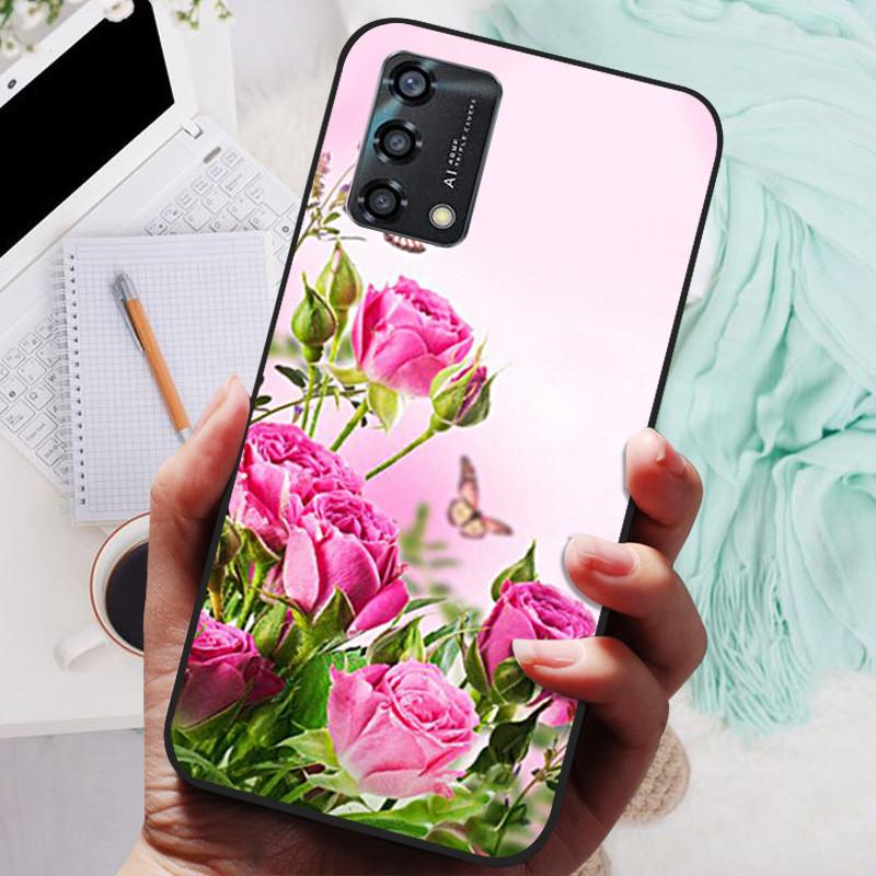 Telefoonhoesje Voor OPPO A74 4G Hoesje Siliconen Zwarte Bumper Zachte TPU Coque voor OPPO A74 CHP2219 Hoesjes OPPOA74 A 74 Beschermer Fundas