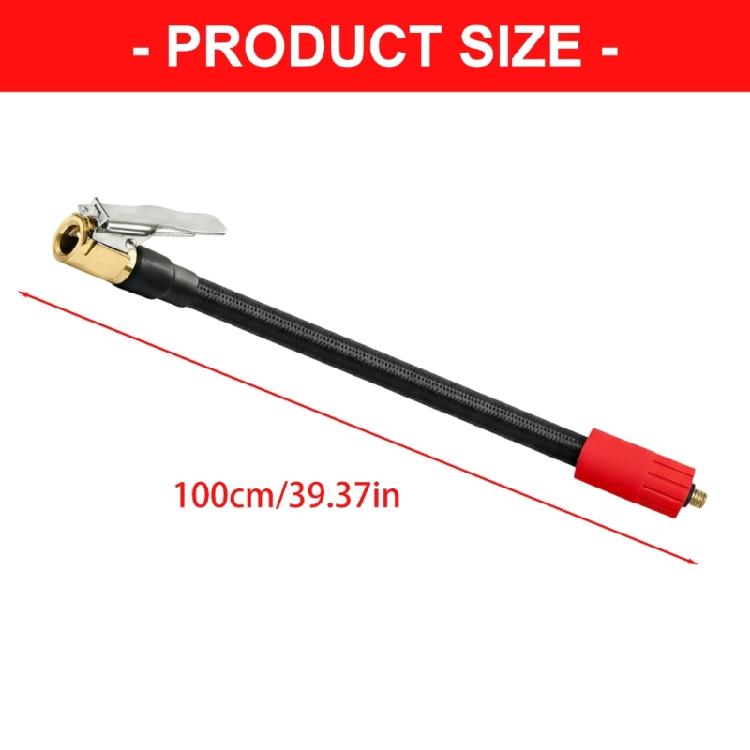 Double Valves Suitable 6mm Thread Air Hose 100CM Flexible Tube Quick Connection Easy To Use for Tire Inflator Accessories