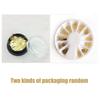 Gold Time Gear Flowers Nail Sequins 3D Flakes Manicure Decor Hollow Metallic