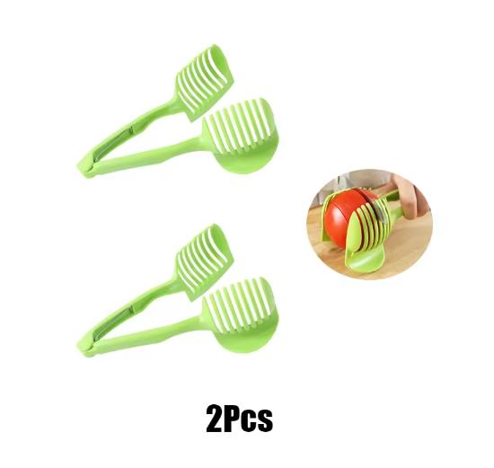 Potato Apple Gadget Handheld Tomato Slicer Bread Clip Fruit Vegetable Cutting Lemon Shreadders Kitchen Accessories Kitchenware