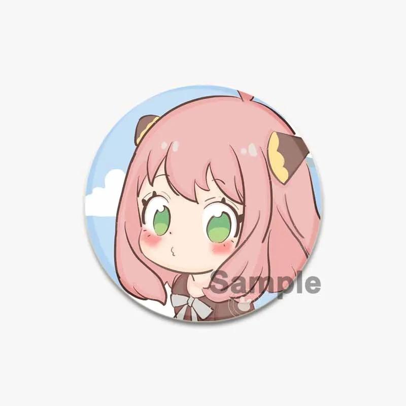 32/44/58mm SPY × FAMILY Badge Cute Anime Anya Forger/Damian Lapel Pins 58mm Round Brooch for Backpack Clothes Accessories Fan Jewelry Gift