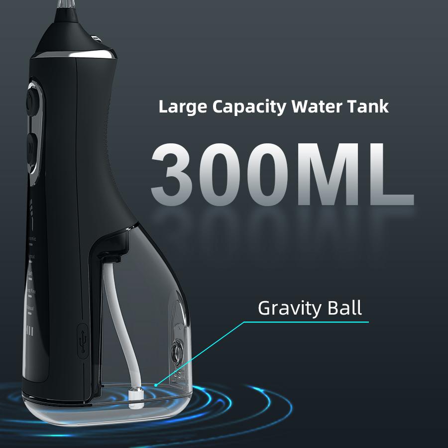 Oral Irrigator Portable Dental Floss 5 Model Water Flosser Teeth Whitening Instrument Water Jet 300ML Waterproof Cleaner