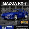 Zhongyuanxing RX-7 Alloy Coupe Car Model with Pull Back, Sound, and Light Features