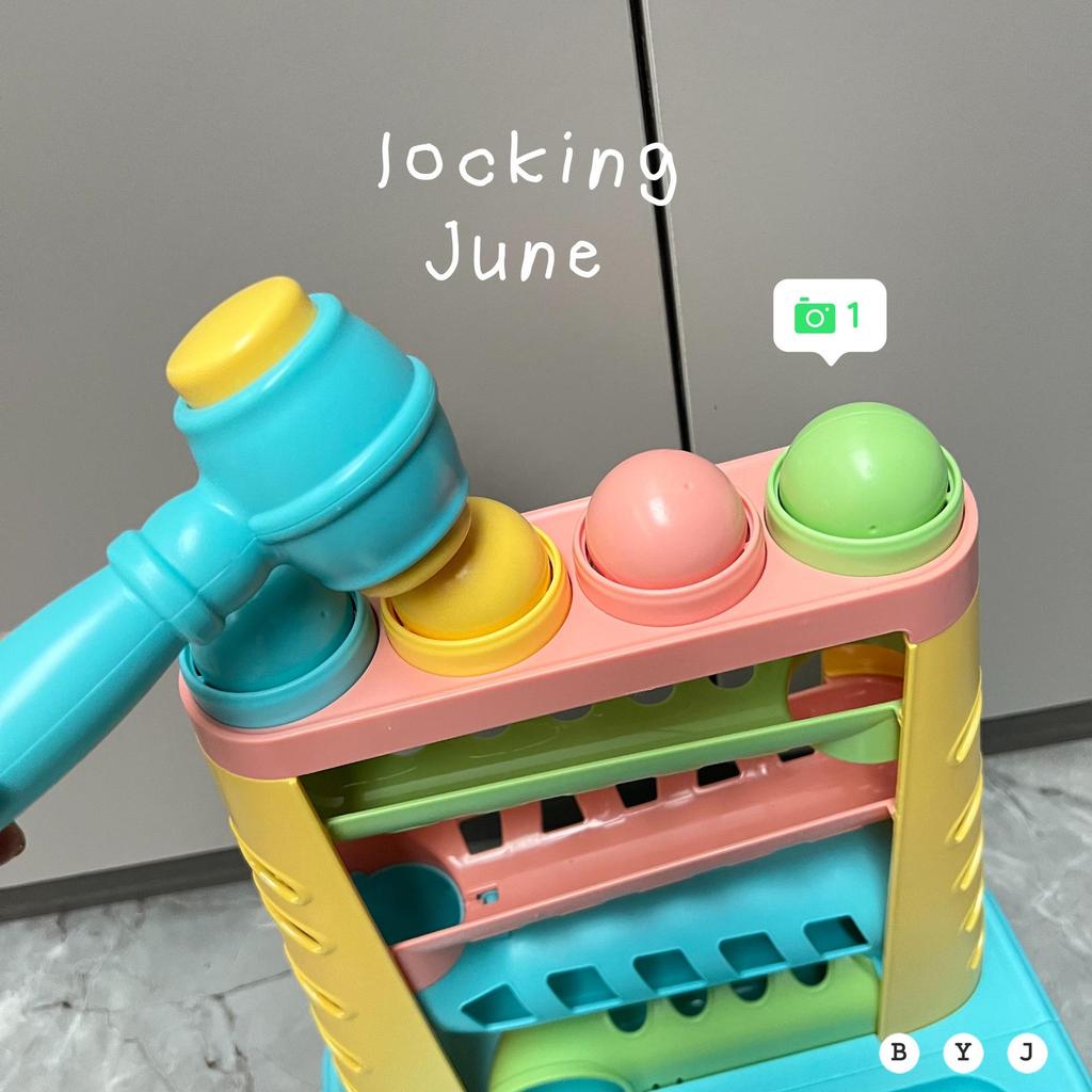 Children's Multi-Layer Educational Hammer Toy: Early Learning Music Slide