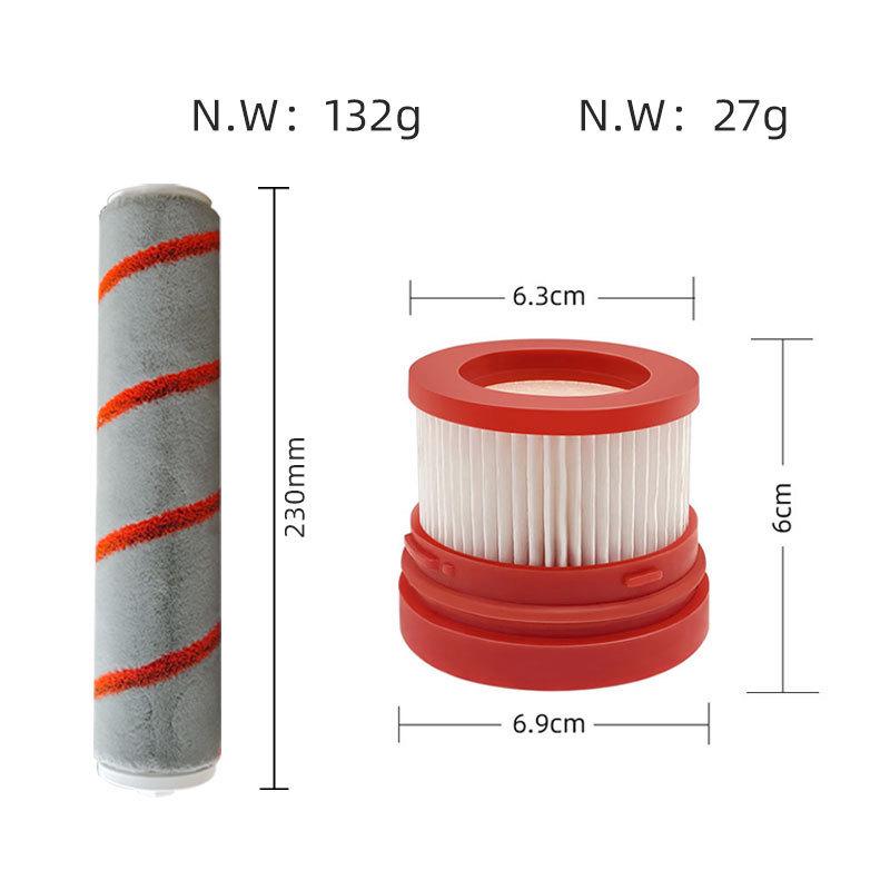 Compatible Accessories for Xiaomi Dreame V8/V9/V10: Filter Element and Floor Brush