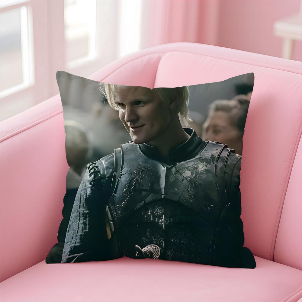 DDaemon Targaryen Cushion Cover Pillowcase Short Plush Invisible zipper Room Sofa Cushion Cover