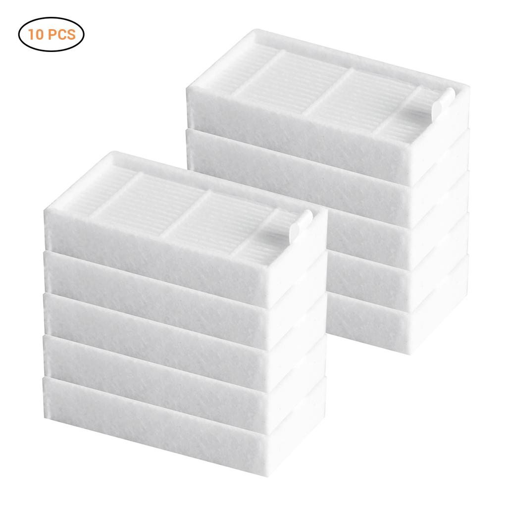 10 Pcs/lot Robot Vacuum Cleaner HEPA Filter Replacement for iLife Robot Vacuum Cleaner, V3, V3S,