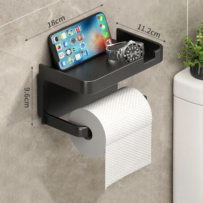 Badezimmer nicht perforierter Toilettenpapierhalter Toilettenrollenpapier Aufbewahrungsregal Toilettenpapierspender Wandmontierte Toilettenpapier Schublade