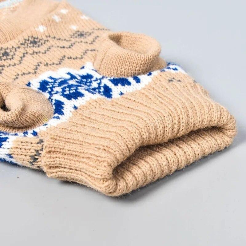 Pet Dog Cat Warm Sweater Clothing Winter Warm Knitted Pet Clothes for Small Medium Dogs Pet French Bulldog Chihuahua Outfits