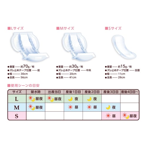 Dacco Maternity Pad Soft Reine  Guard Made In Japan M 10 Pieces 83521