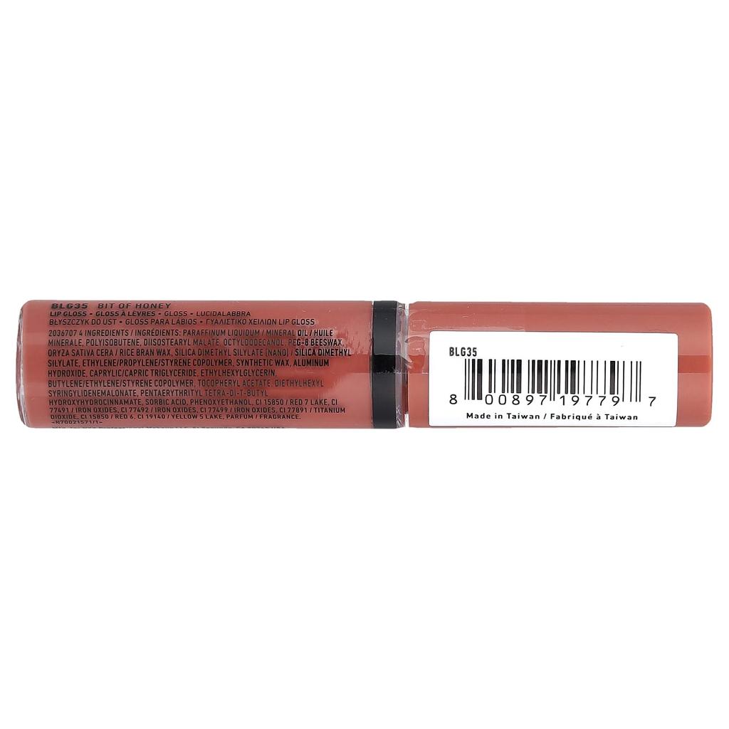 NYX PROFESSIONAL MAKEUP Butter Gloss, Lip Gloss, Honey 35 Bit, 8 Ml (0.27 Fl Oz)