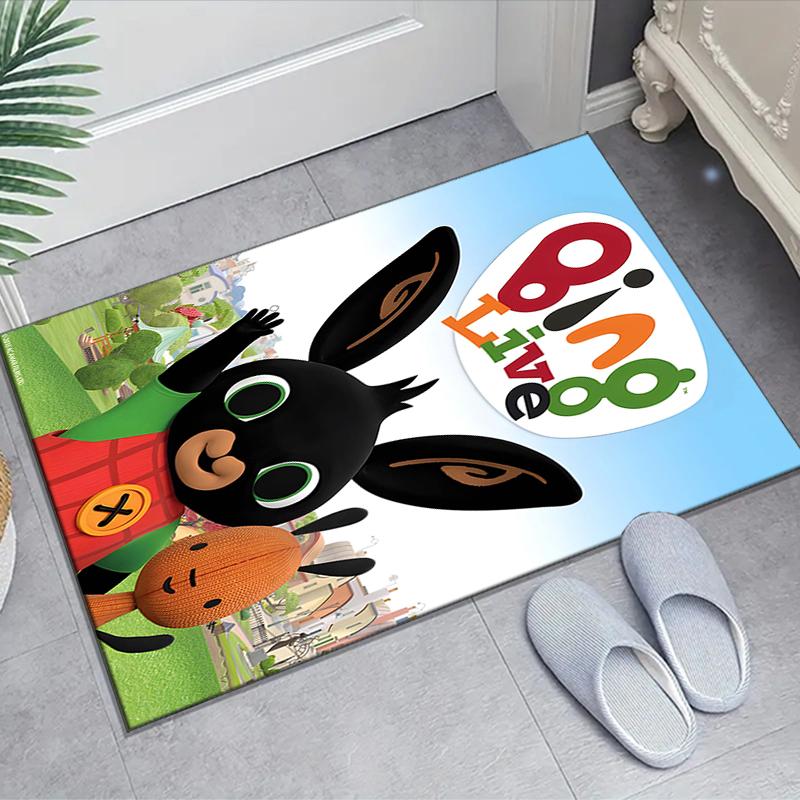 1pc Bing Bunny4 Design Area Rug - Non-Slip, Soft & Cozy Floor Mat for Living Room, Bedroom, Office - Indoor/Outdoor Decorative Carpet