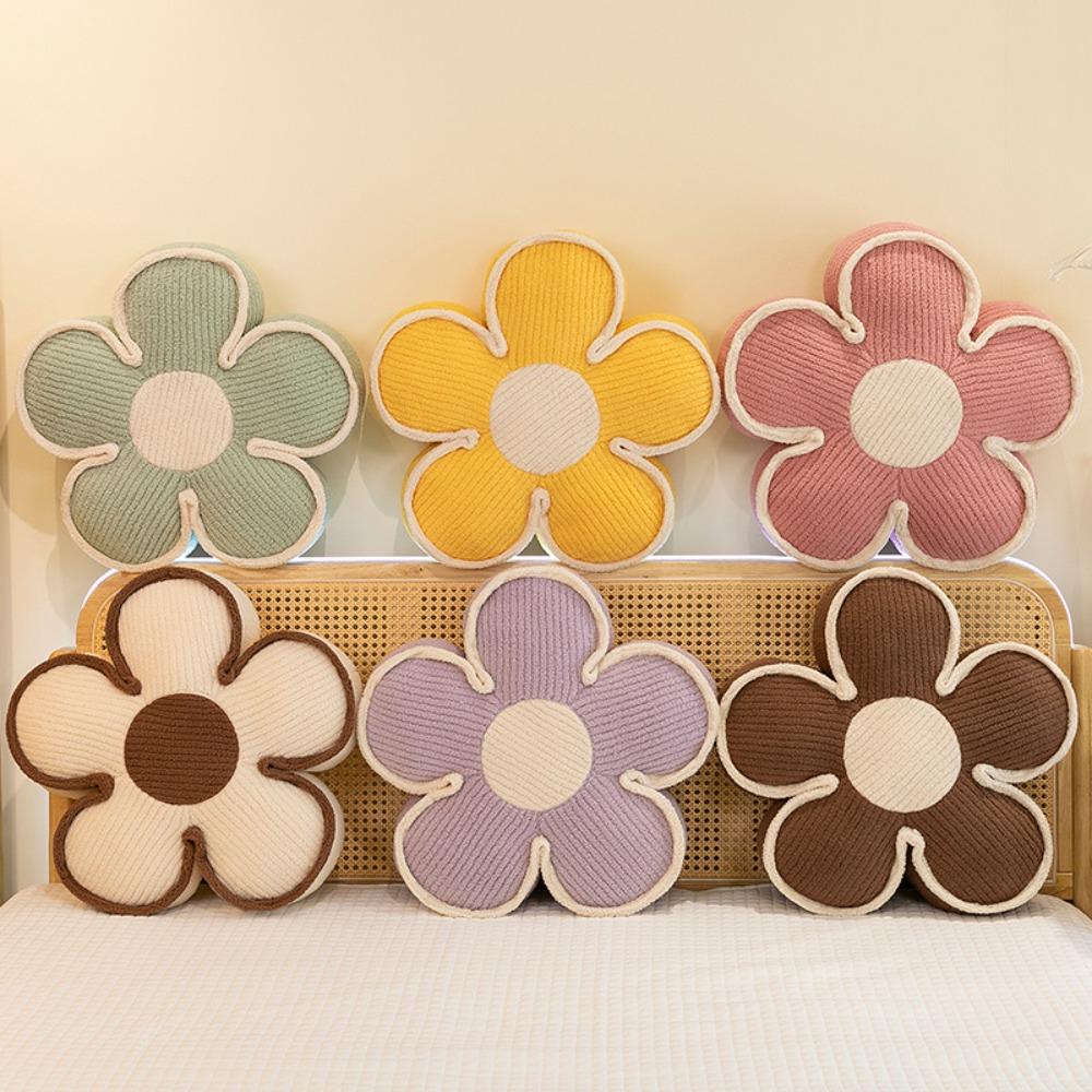 Soft Flower Pillow Flower Shaped Seat Cushion Multifunctional Sofa Decor Cushion Office