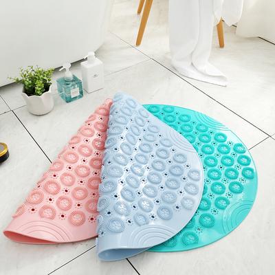 PVC Runde Badezimmer rutschfeste Matte Haushaltssauger Bodenmatte Sanitär Massage Fußpolster