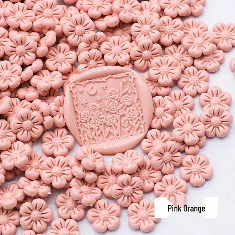 

Mixed Color Flower-shaped Sealing Wax Pellets for Envelopes, 150 Count
