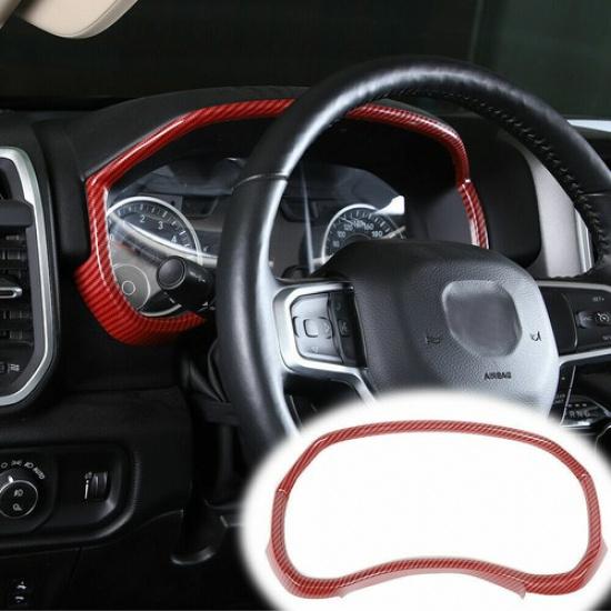 Interieur Armaturenbrett Rahmen Abdeckung Zierleiste Dekor Für Dodge Ram 1500 2018-20 Zubehör