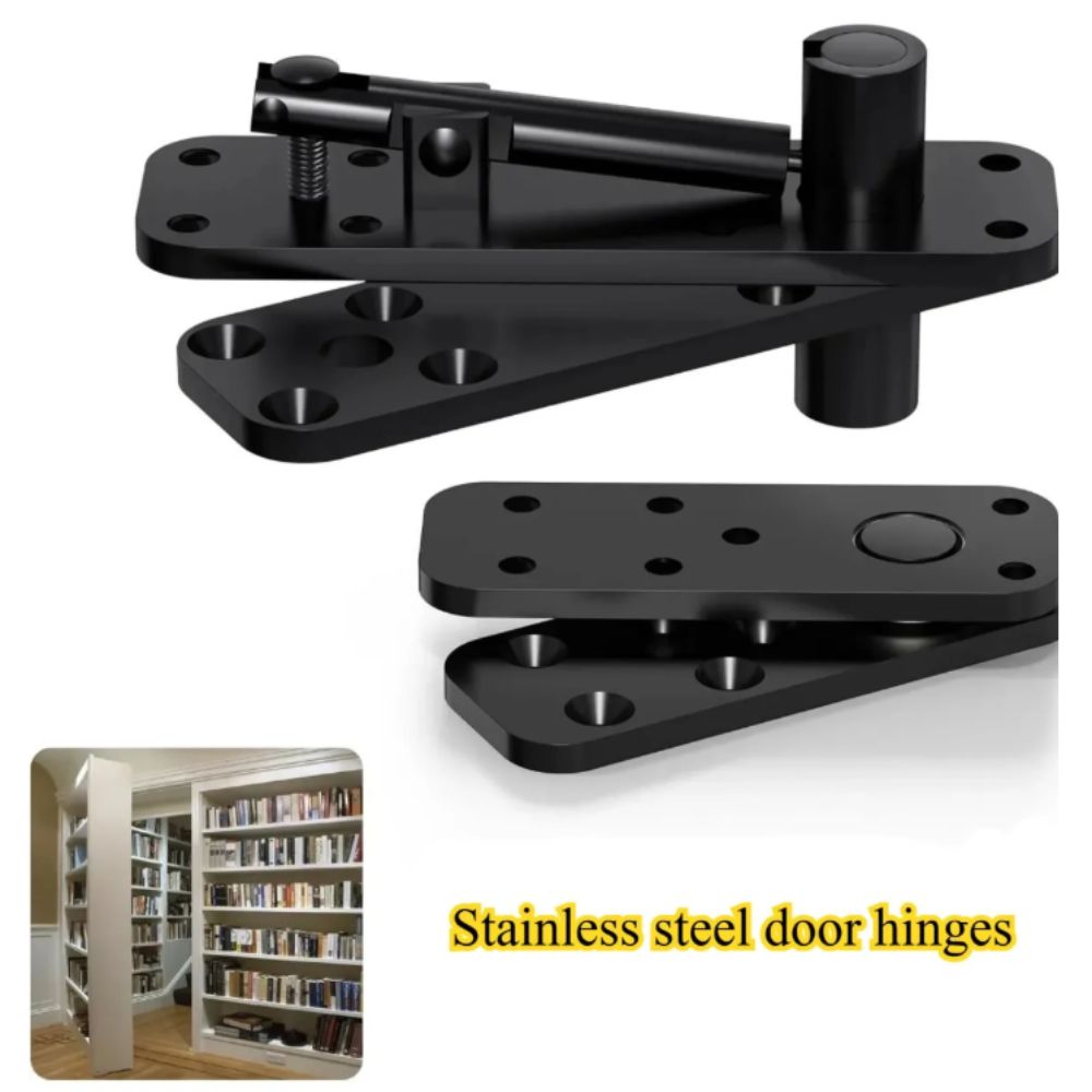 Stainless Steel Hidden Door Hinge Heavy Duty Door Pivot Pivot Hardware Invisible Hinge  Wooden Door