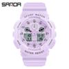 Sanda Personalized Multifunctional Outdoor Sports Watch for Men and Women - Luminous, Waterproof, Dual Display Digital Wristwatch.
