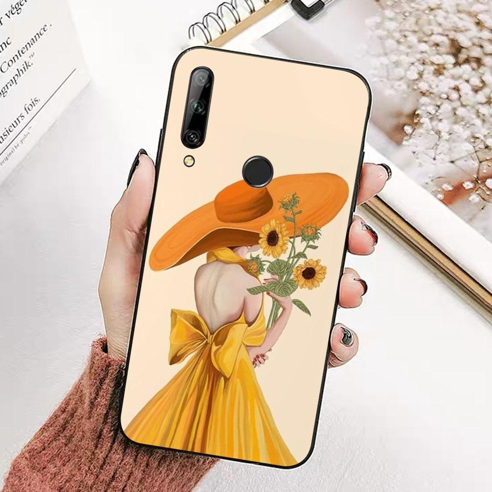Sunshion girl Phone Case For Huawei Honor 10 lite 9 20 7A 9X 30 50 60 70 pro plus Soft Silicone Cover
