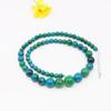 6-14mm Phoenix Stone Turquoised Necklace, Round Bead Gems Chalcedony,Tower Shaped,Jewelry Accessories,5 Cm Extension Chain