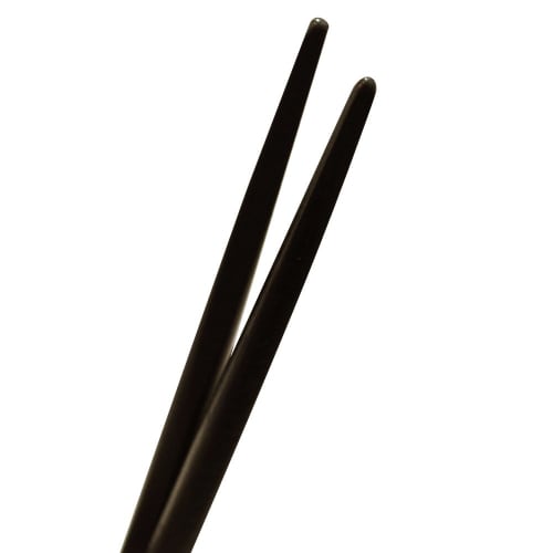 Commercial-grade wooden lacquered chopsticks, brown, 50 pairs, dishwasher safe, JA-011