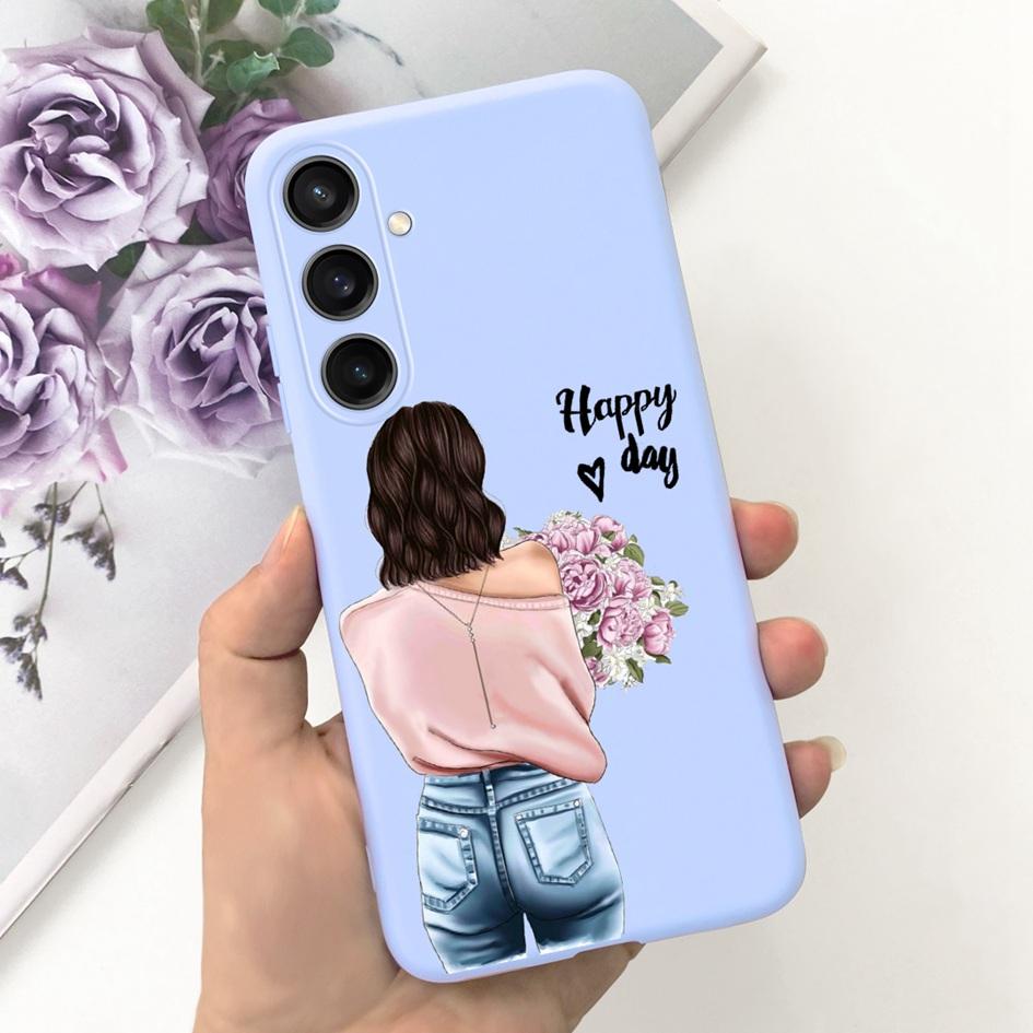 For Samsung A15 Case A05 A05S A25 4G Cover Cute Love Heart Butterfly Silicone Soft Fundas For Samsung Galaxy A15 SM-A155F Bumper