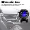 2-in-1 12V 24V Runder LED Digitaler Auto LKW Wassertemperaturanzeige Temperatursensor Temperatur Motorrad + Voltmeter Spannungsmesser