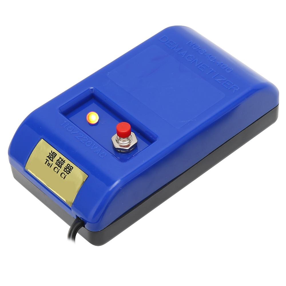 Blauer Kunststoff Uhren Entmagnetisierer 110V/220V Duale Spannung Entmagnetisierungswerkzeug Mechanische Uhr