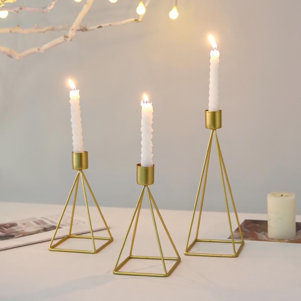 Creative Candlestick Restaurant Home Desktop Romantic Decoration Christmas Candlestick Living Room Ornaments