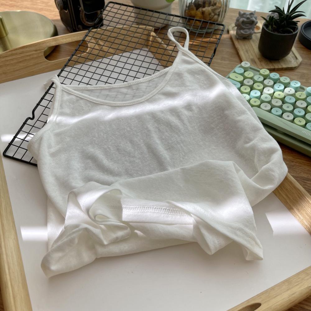 

Hand-Knitted Bamboo Cotton Snowflake B-Neck Camisole - Women s Loose Fit Layered Vest for Spring/Summer One Size