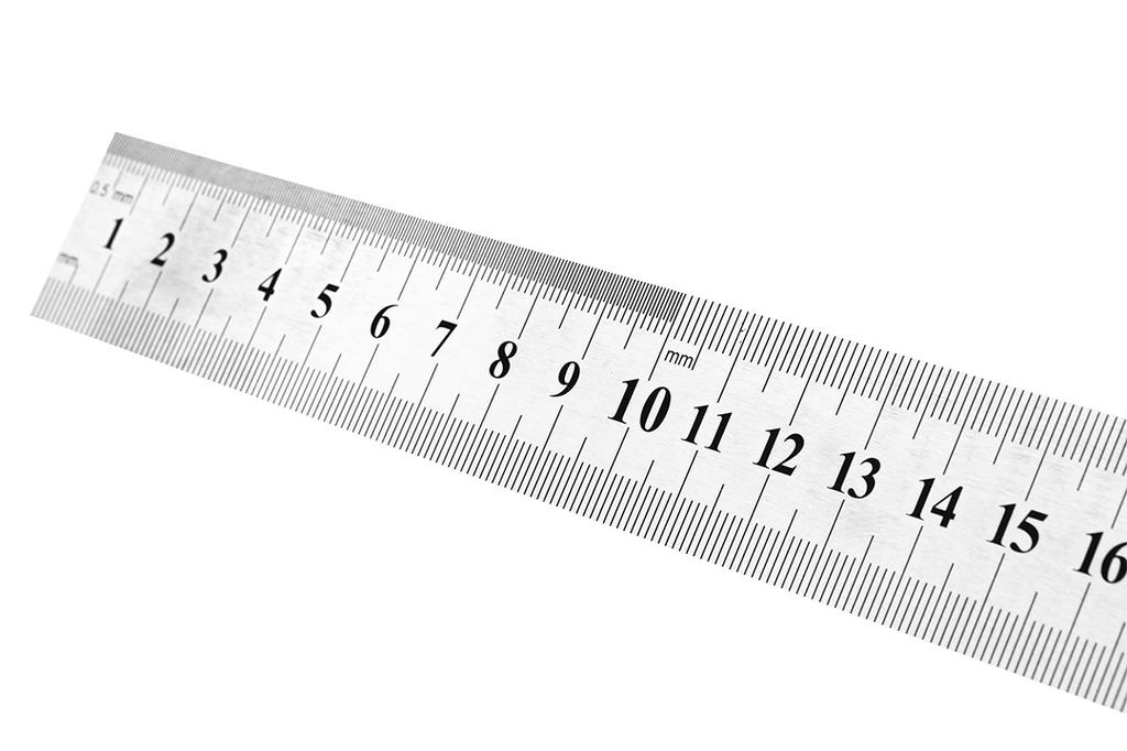 Ruler 75 Cm, Stainless Steel