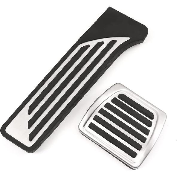 TOYCIDFG Pedals Cover Set Non-Slip Accelerator and Brake Pedals Cover Compatible with Alfa Romeo Giulia Stelvio 2017-2021 and Maserati Grecale, Car