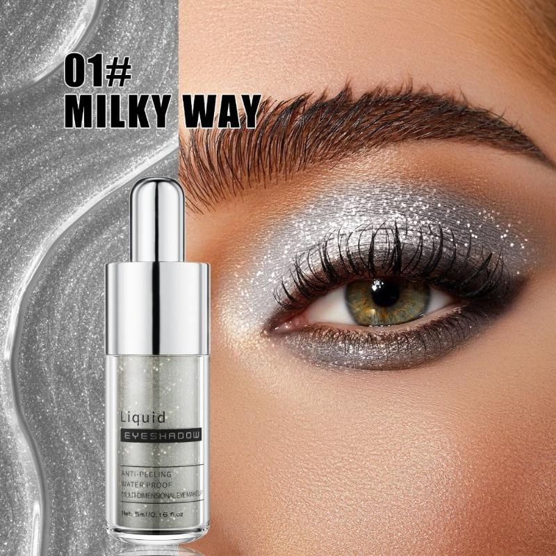 Lidschatten Flüssig Hochglänzend Mehrfarbig Perlglänzend Flüssige Farbe Lidschatten Bunter Flüssiger Lidschatten Flüssig Cross Border Make-up Großhandel