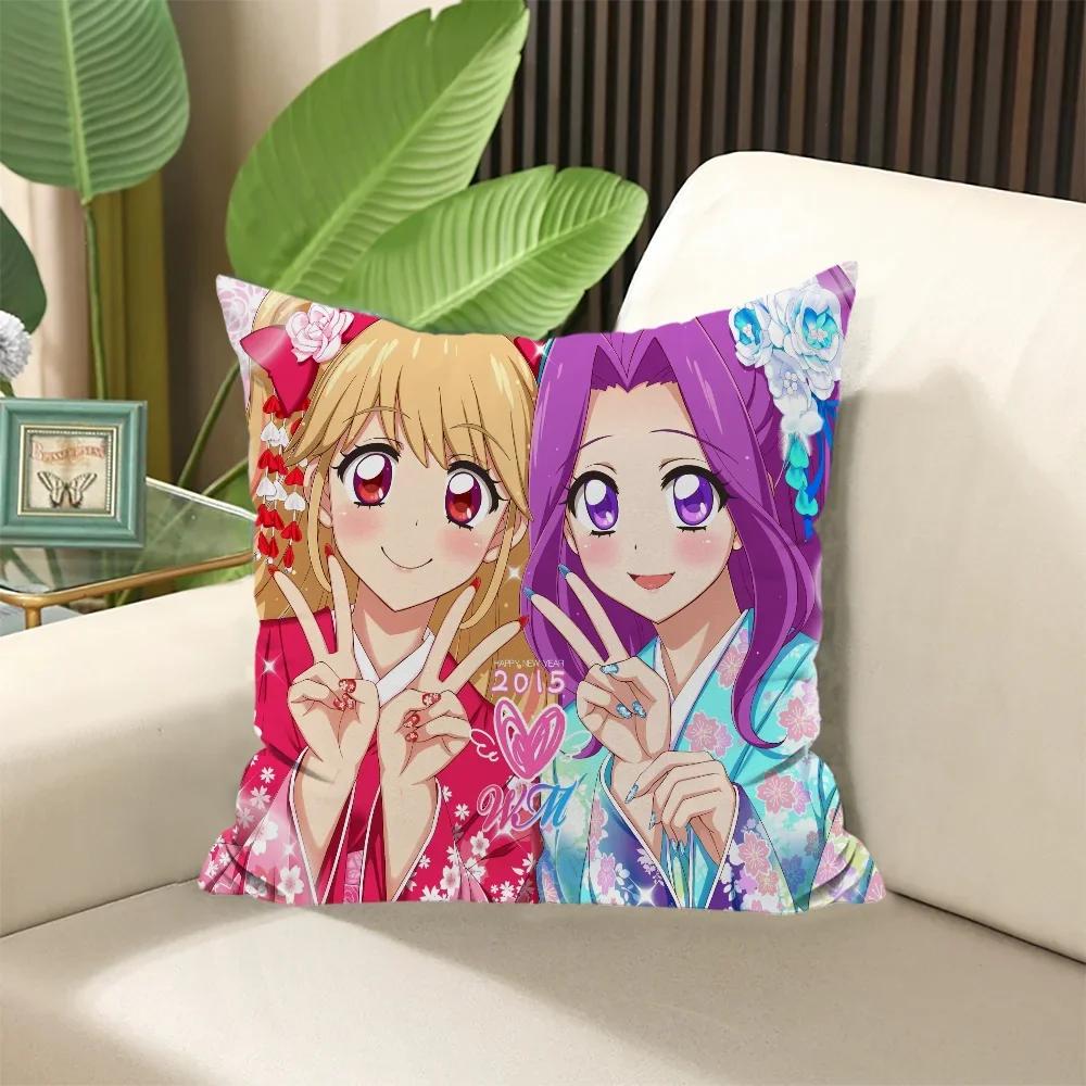 Cushion Cover  ×  Stuffed Cushions Aikatsu! Decorative Pillows for Sofa Pillow Cases Elegant Room Covers Sleep Home Textile