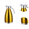 Stainless Steel Pitcher Cold Beverage with Lid Reusable Teapot Jug Tea Dispenser for
