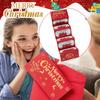 2 Set 6 Card Positions Christmas Money Card Envelope Red Merry Christmas Decorations  Party