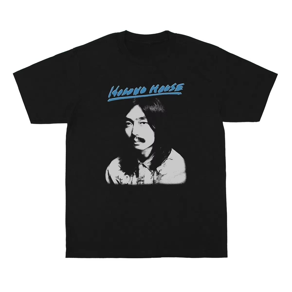 

2025 Summer Haruomi T-Shirt Psychedelic Rock Jazz Yukihiro Takahashi Music Men s Summer Print Cotton Short Shirt S