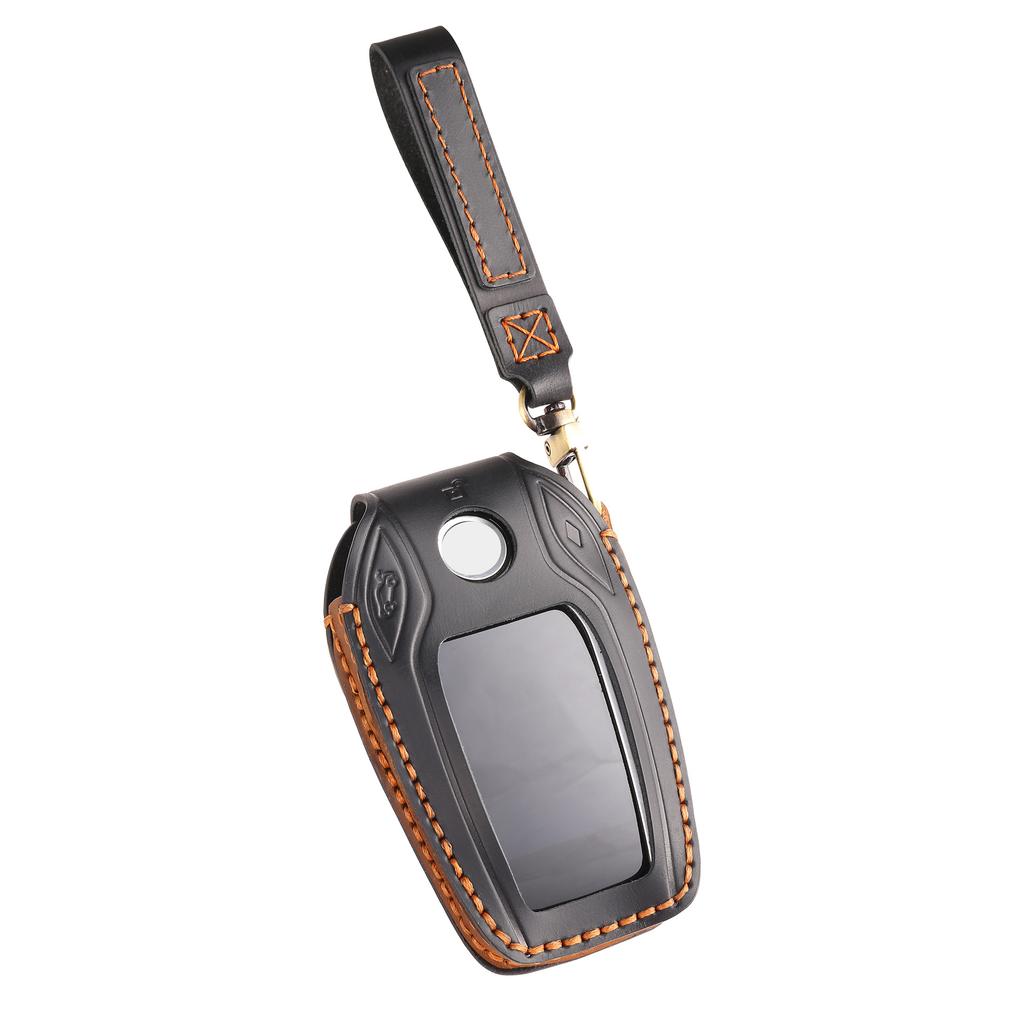 Leather Car LED Lcd Key Case Fob Cover for BMW 5 7 Series G12 G11 G30 G32 G31 I8 I12 I15 G01 X3 G02 X4 G05 X5 G07 X7 Accessories