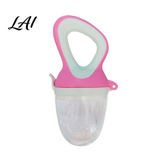 BPA Free Baby Feeder Silicone Fruit Pacifier Self Feeding And Teething Pacifier Relief Toy Easy to Hold Seamless Odorless Toddler Nibbler Toy