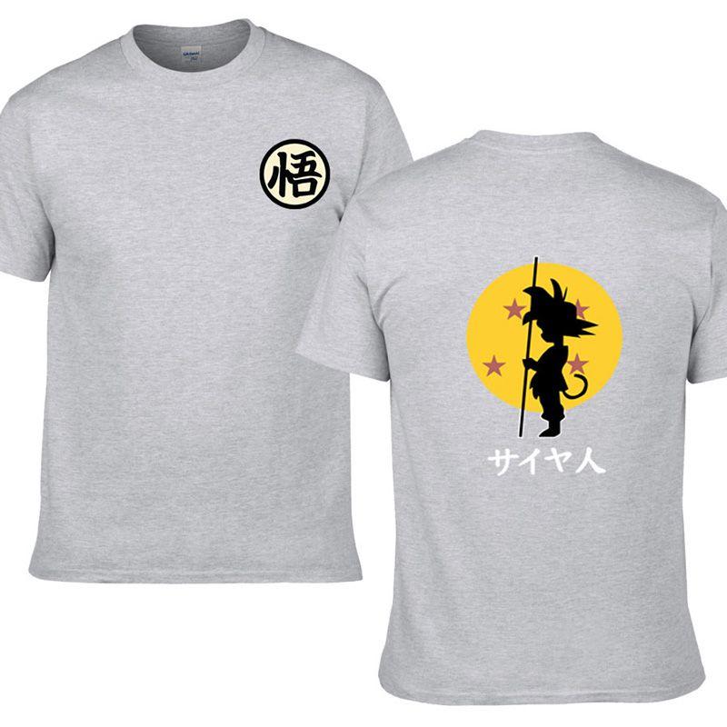 Dragon Anime Ball Z Goku Short Sleeve Tshirt Tee Goku Cotton T Shirt Tops Shirt