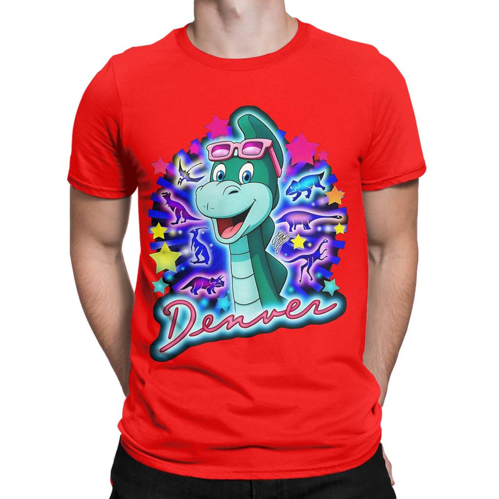 Denver The Last Dinosaur Funny 100 Cotton Tshirt Denver The Last Dinosaur Tees Tops For Unisex