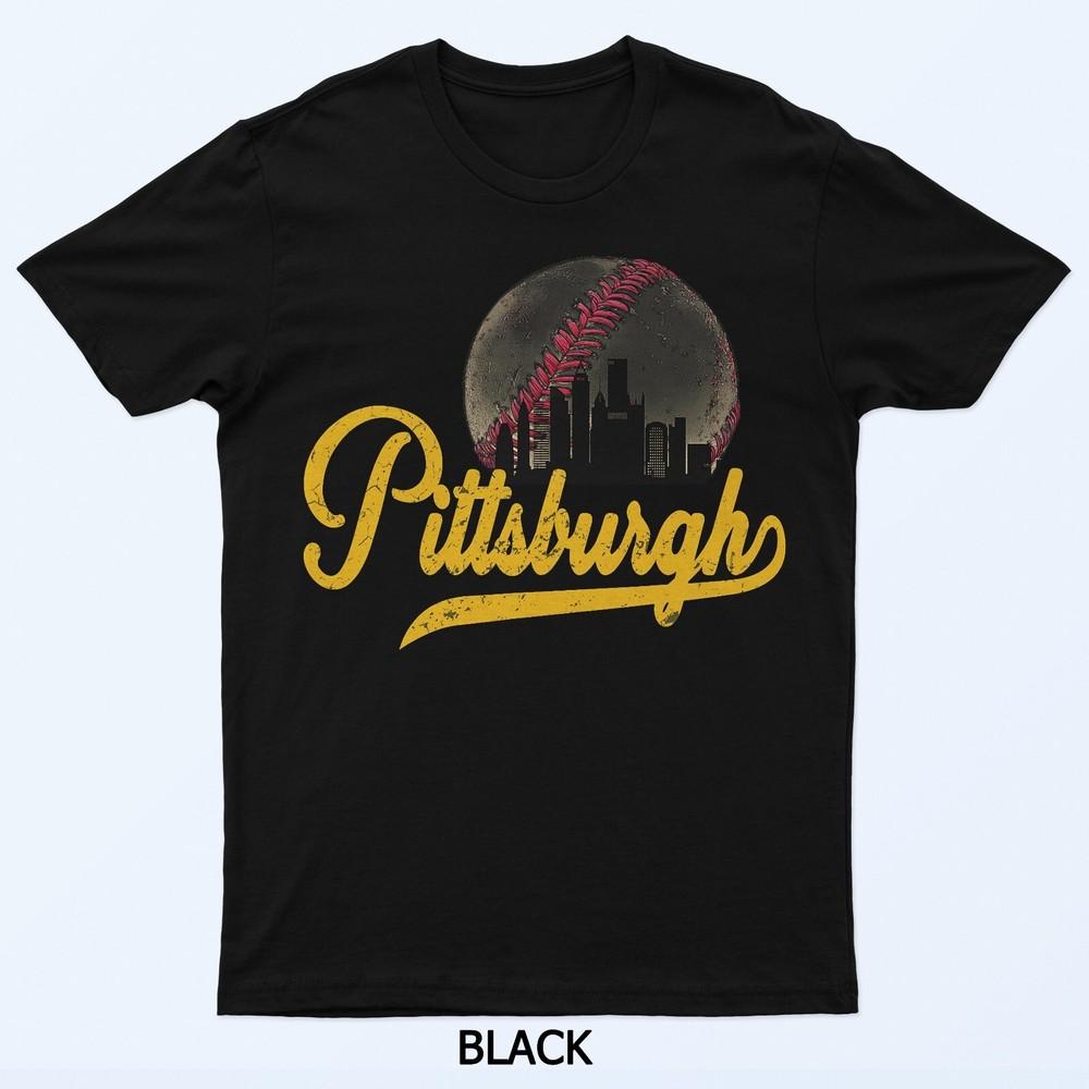 Pittsburgh Skyline Shirt Pittsburgh Lovers Vintage T-Shirt