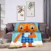 Noodle Pals Micro Super Simple Songs Deken Kwaliteit Warm Zacht Plaid Winter Picknick Buiten Mode Sprei
