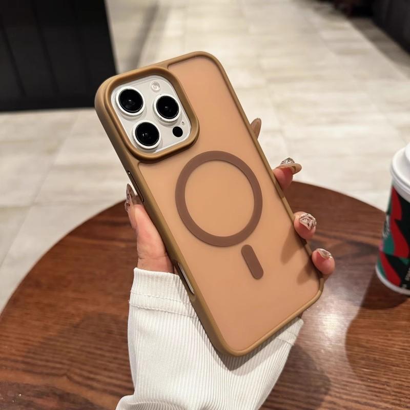 

Подходит для Apple 16proMax Чехол для телефона с магнитной адсорбцией, приятный на ощупь IPhone 15 Высококачественный матовый 14 Защитный чехол от падений iPhone16proMax